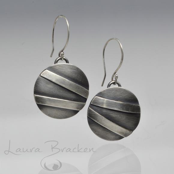 Abstract Domed Earrings