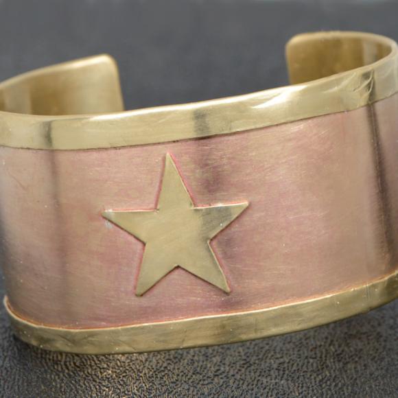 Brass and Copper Cuff