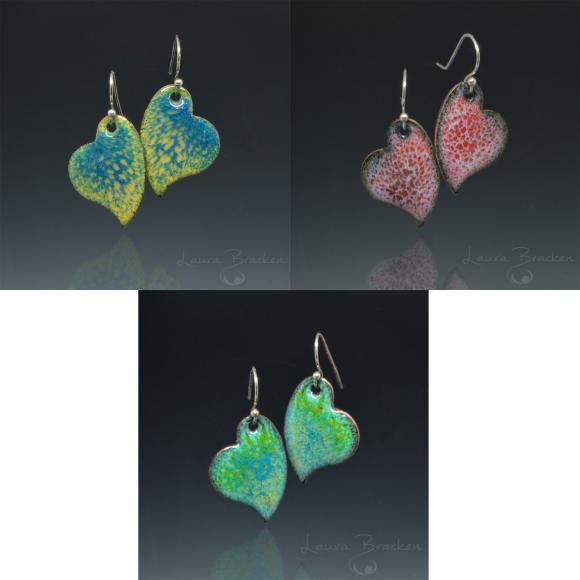 Enamel Earrings