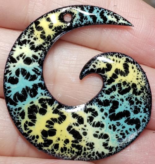 Part 4 of Enamel Recipe Tutorial for Crackle Clear