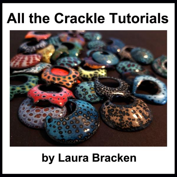 All Four Enamel Recipe Tutorials for Crackle Clear with Instructions